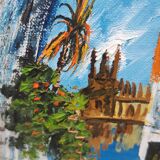 Orientalist painting mid-twentieth century