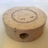 Fratelli Mannelli travertine soliflore vase