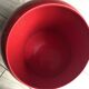 Vintage red paper bin MAKIO HASUIKE Gedy Italy