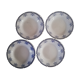 4 soup plates iron earth Creil and Montereau