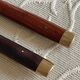 Service cutlery, brass and rosewood.