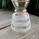 Vase en verre granité