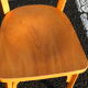 Set of 6 Baumann light beech bistro chairs model N°24