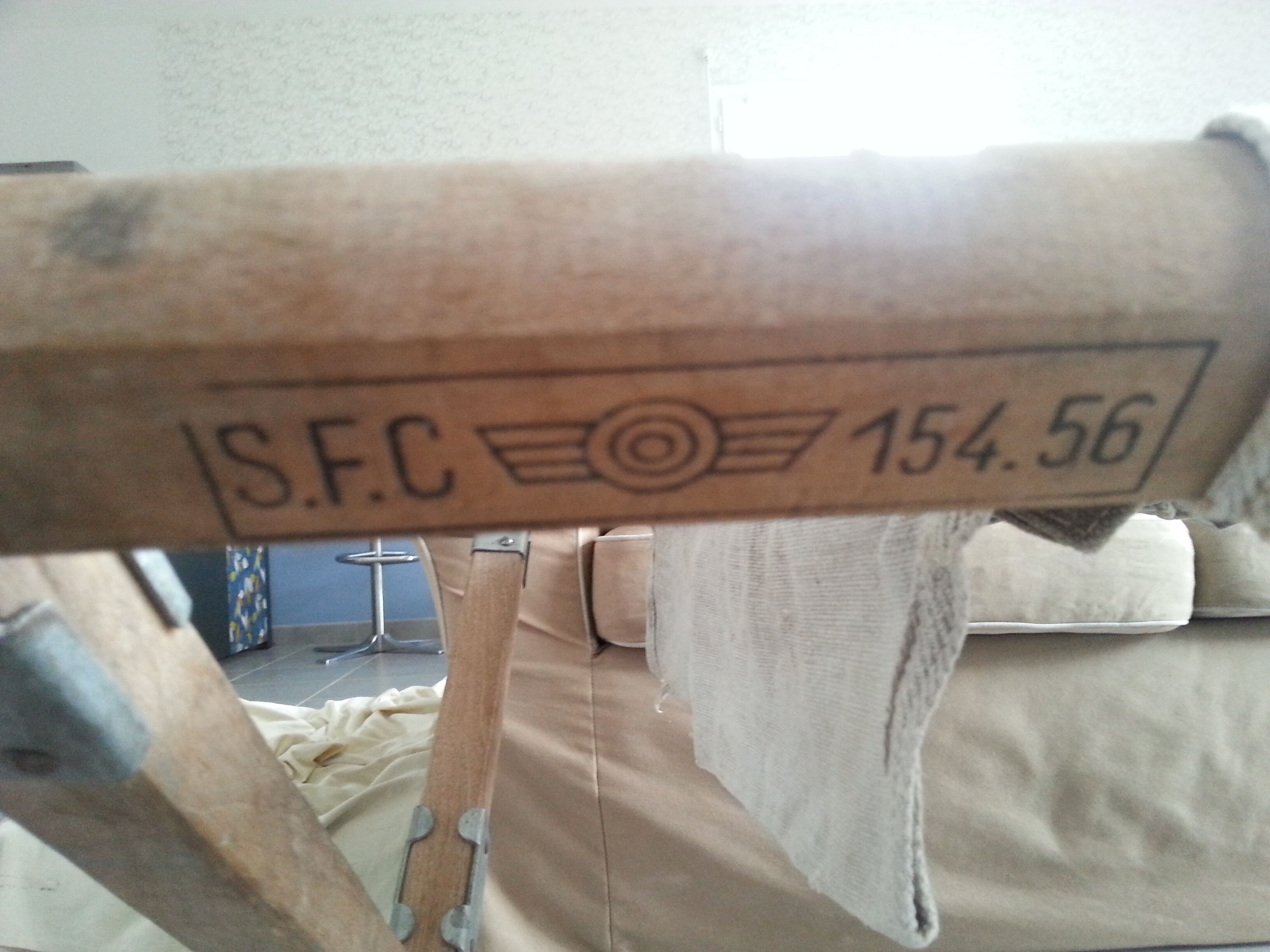 Picot former military numbered folding bed