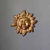 Golden terracotta sun handmade boho bohemian wall decor