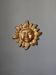 Golden terracotta sun handmade boho bohemian wall decor