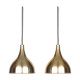 Paire de suspensions Silhuet de Jo Hammerborg, Fog og Morup, années 1970