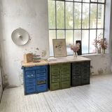 Industrial military storage workbench furniture