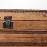 Large old trunk, wood and steel