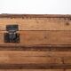 Large old trunk, wood and steel