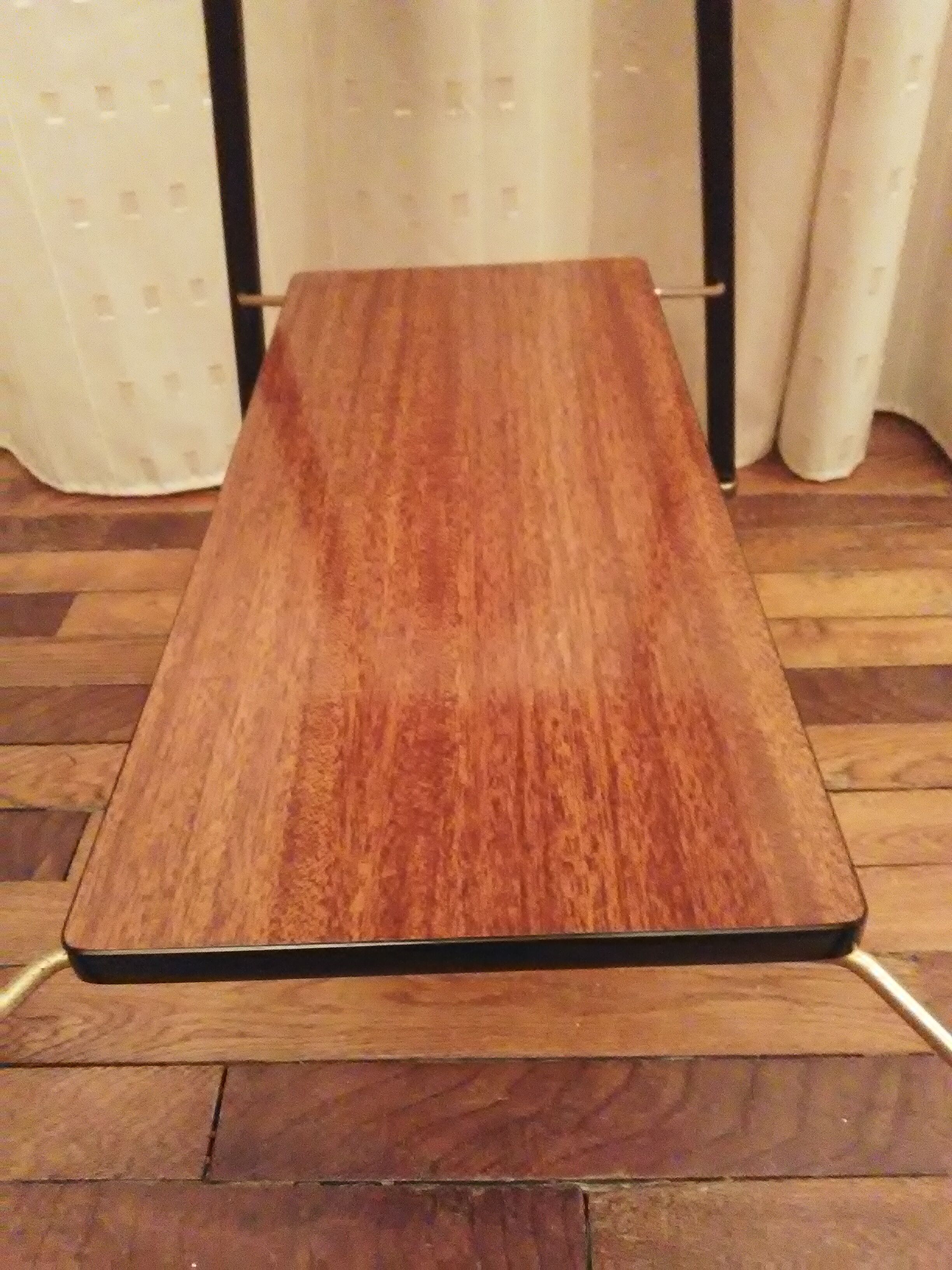 Vintage TV table with casters