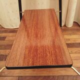 Vintage TV table with casters