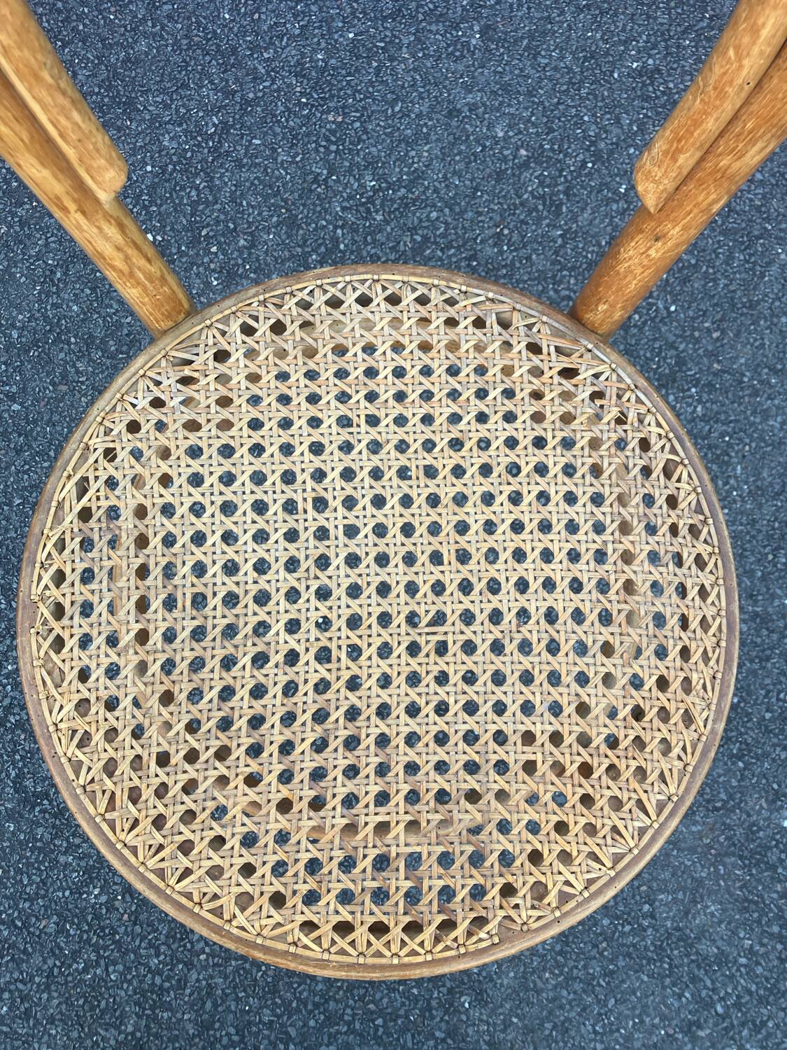 Radomsko style Thonet Baumann curved wood bistro chair