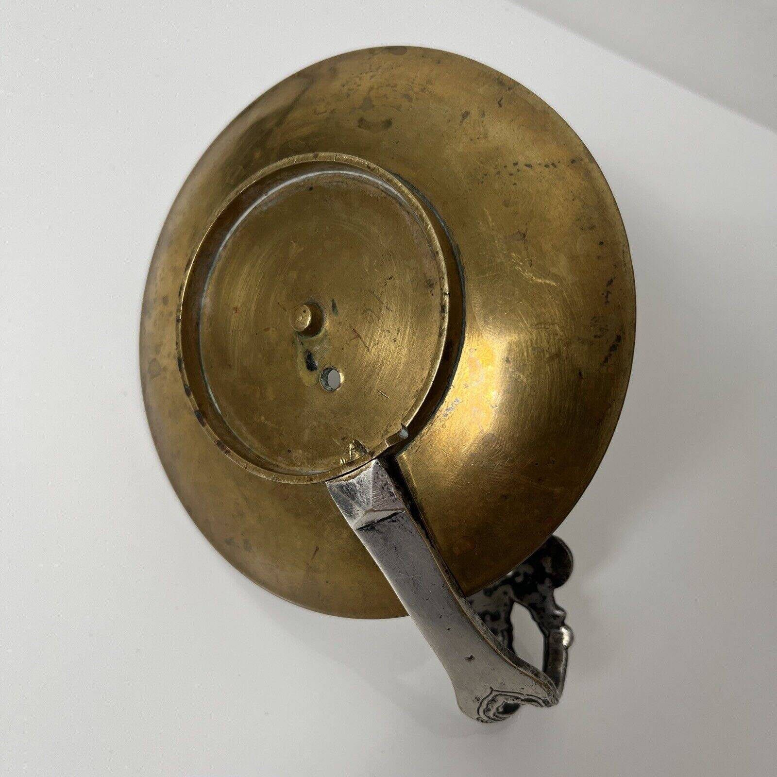 Bronze hand candlestick in the Persian Qajar style France late 19th century