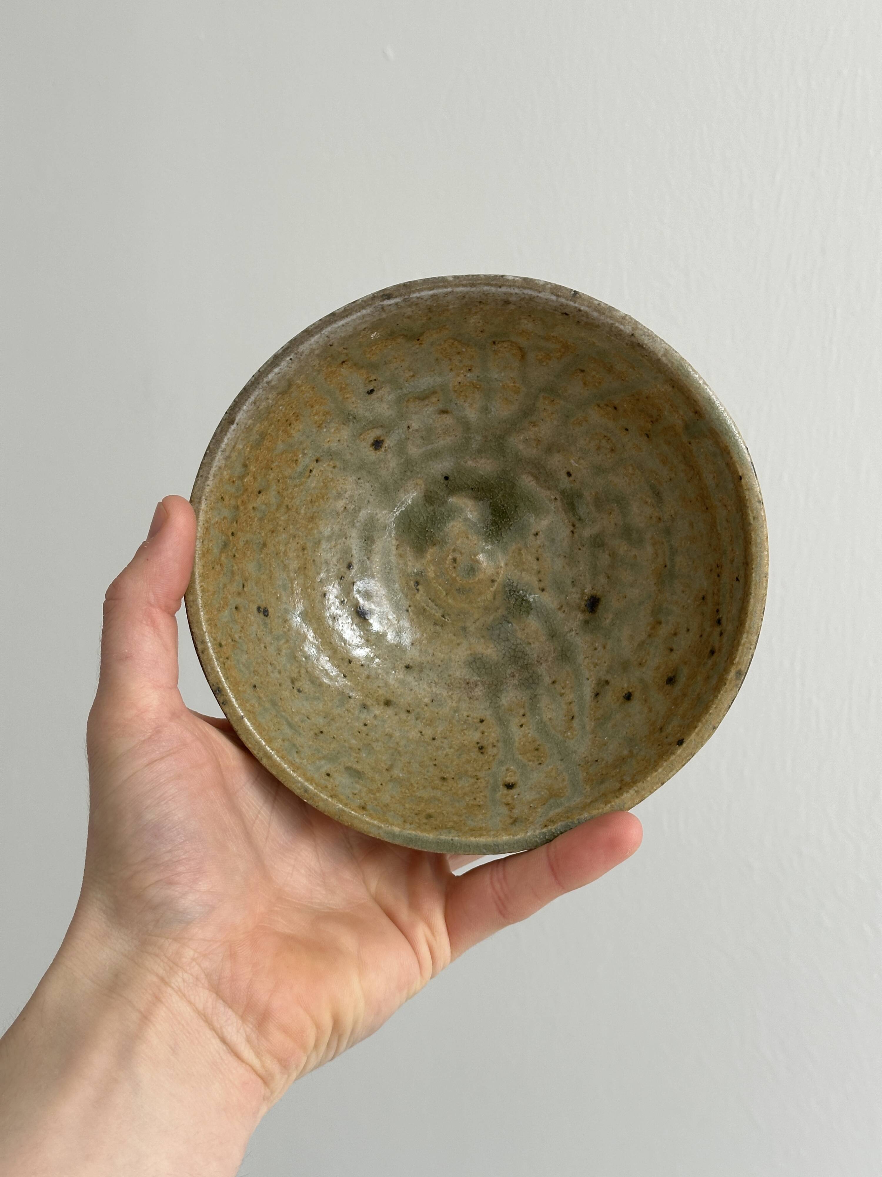 Handmade ceramic craft bowl