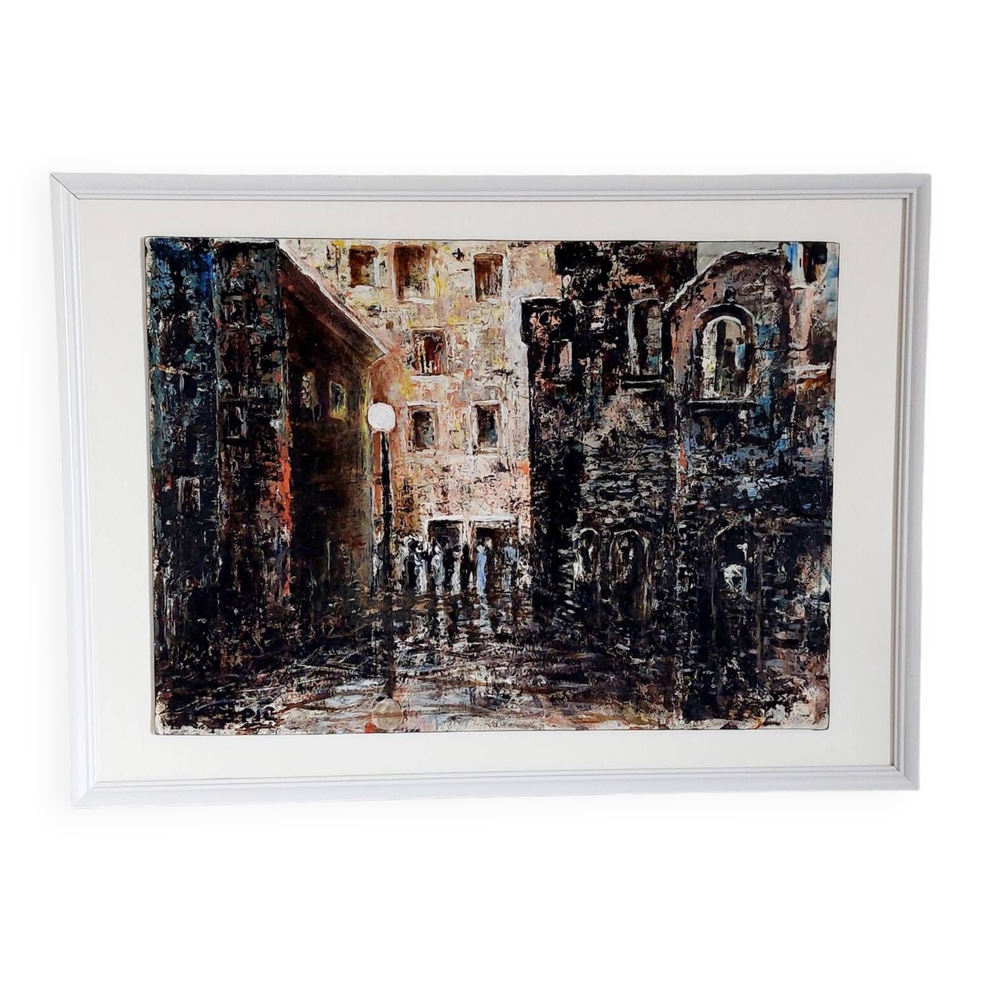 Nocturnal oil painting