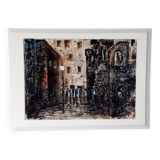 Nocturnal oil painting