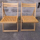 2 folding chairs from the 80s and 90s