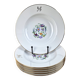 6 deep plates made of Limoges porcelain with a paradise bird design.
