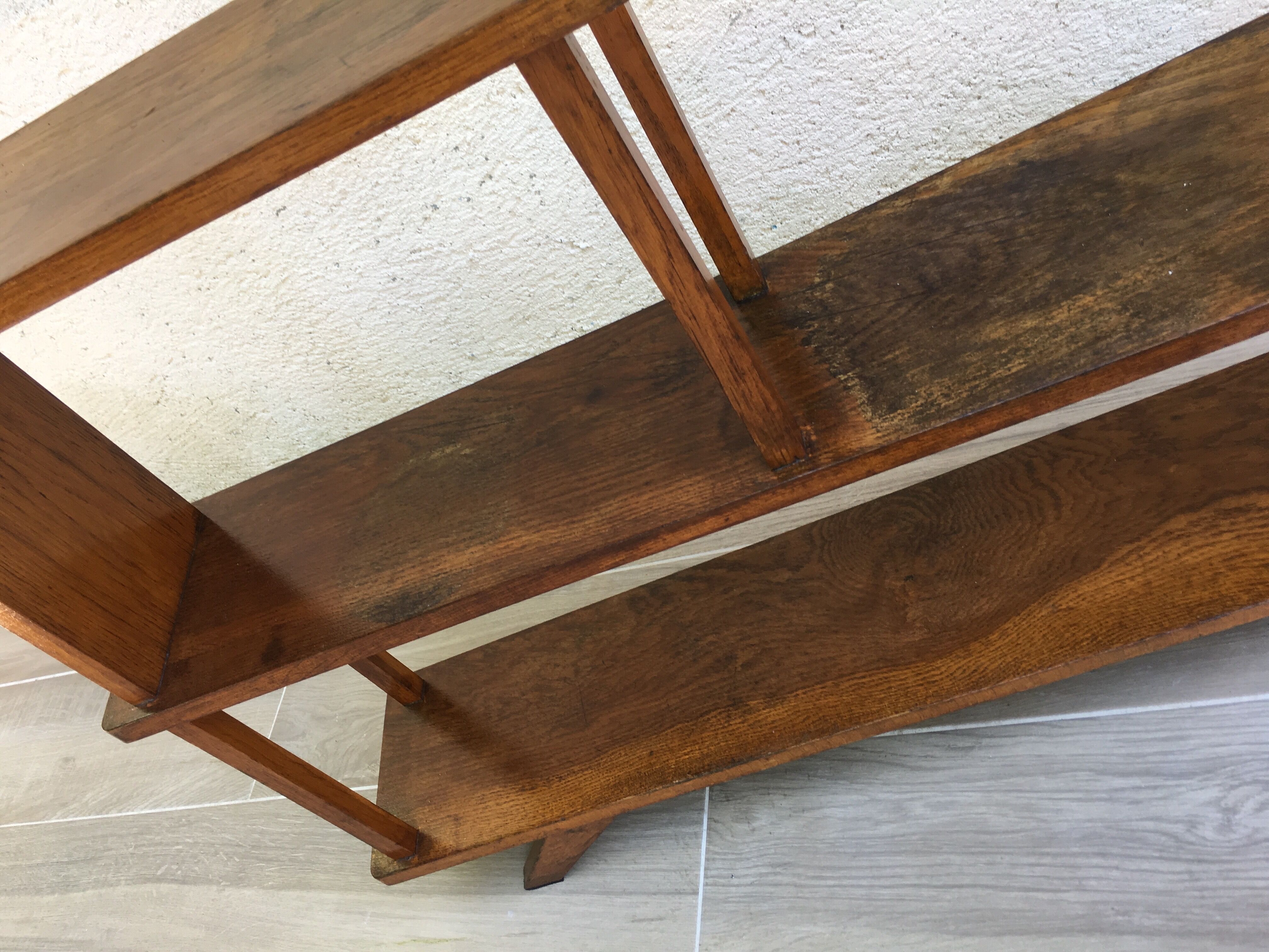 Etagere geometric oak annees 50