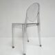 6 Victoria Ghost chairs by Philippe Starck for Kartell, after 2000.