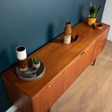 Retro Teak 1960s Long Danish Style Mid Century Sideboard