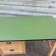 Vintage desk with green Formica top – 1960s/70s