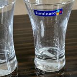 4 verres shoot vintage luminarc