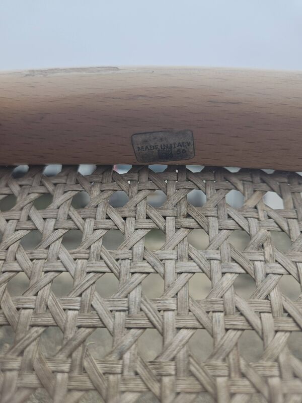 4 chaises vintage italiennes cesca B32 de Marcel Breuer, 70s