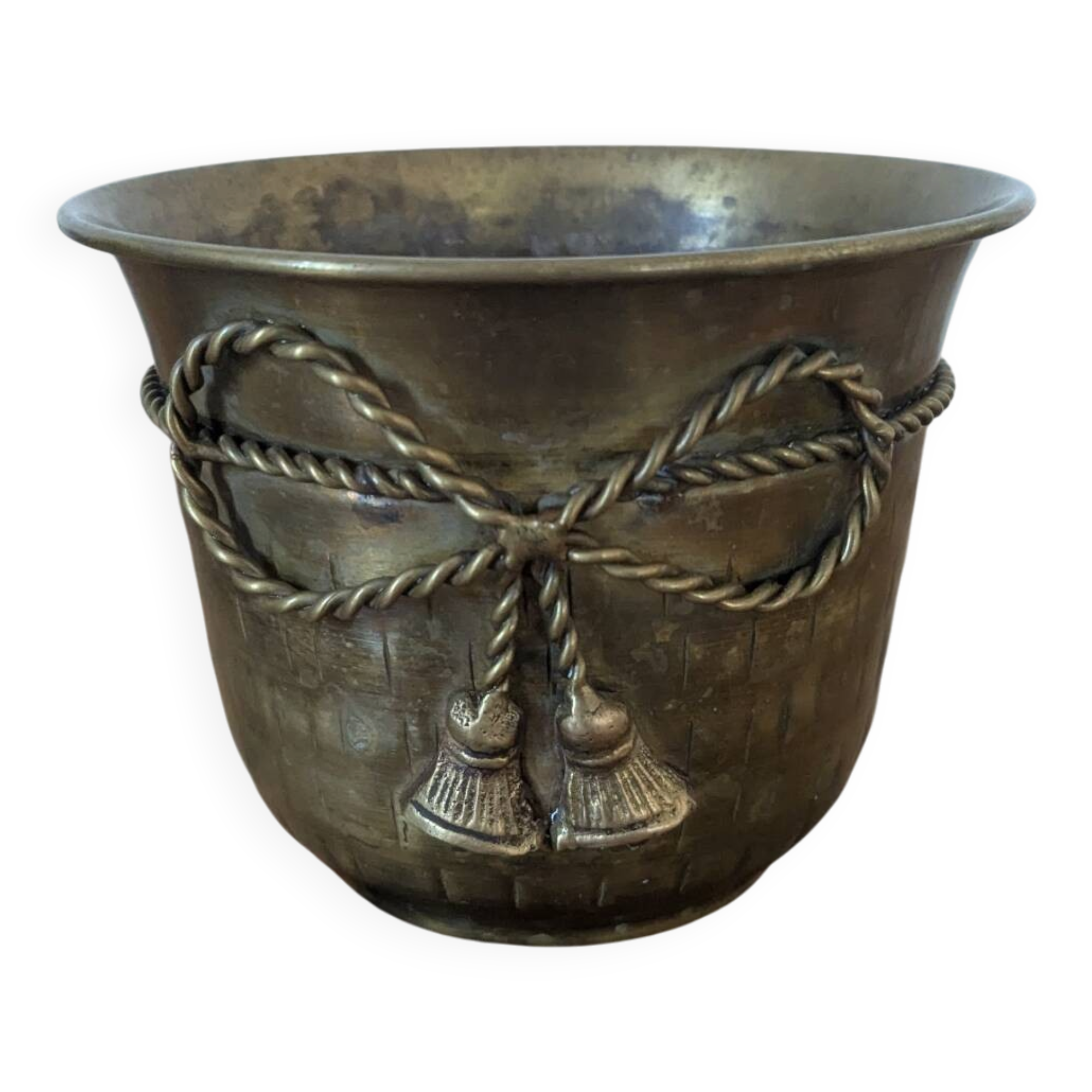 Cache pot en laiton