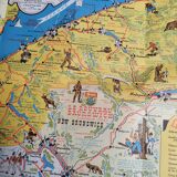 Carte de Gaspésie (Québec) édition de 1960