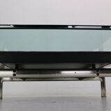 Table basse en verre et cuir 'Diesis'  par Antonio Citterio B&B Italia