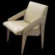 Pair of genuine leather armchairs