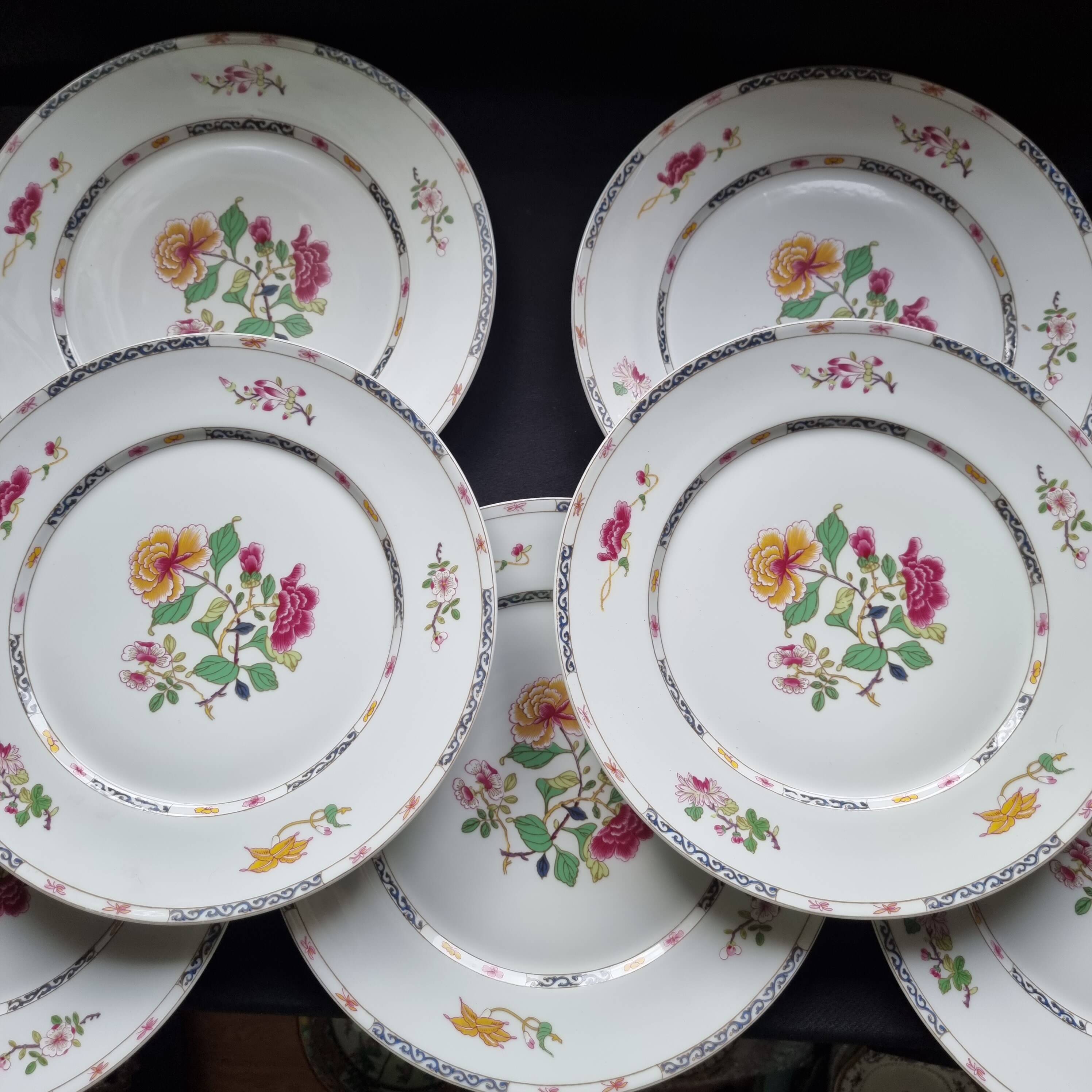 Large Plate Raynaud from Limoges, Model "Formose", Exclusive Edition,