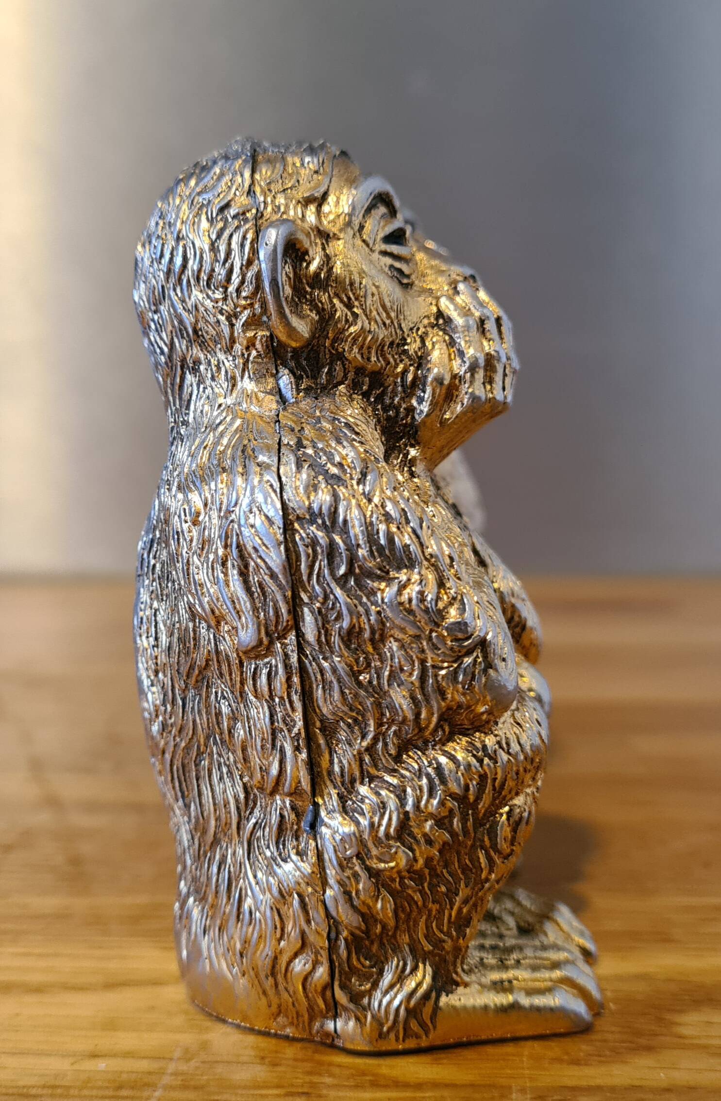 Clock / alarm clock from LANCEL - The 3 monkeys of wisdom