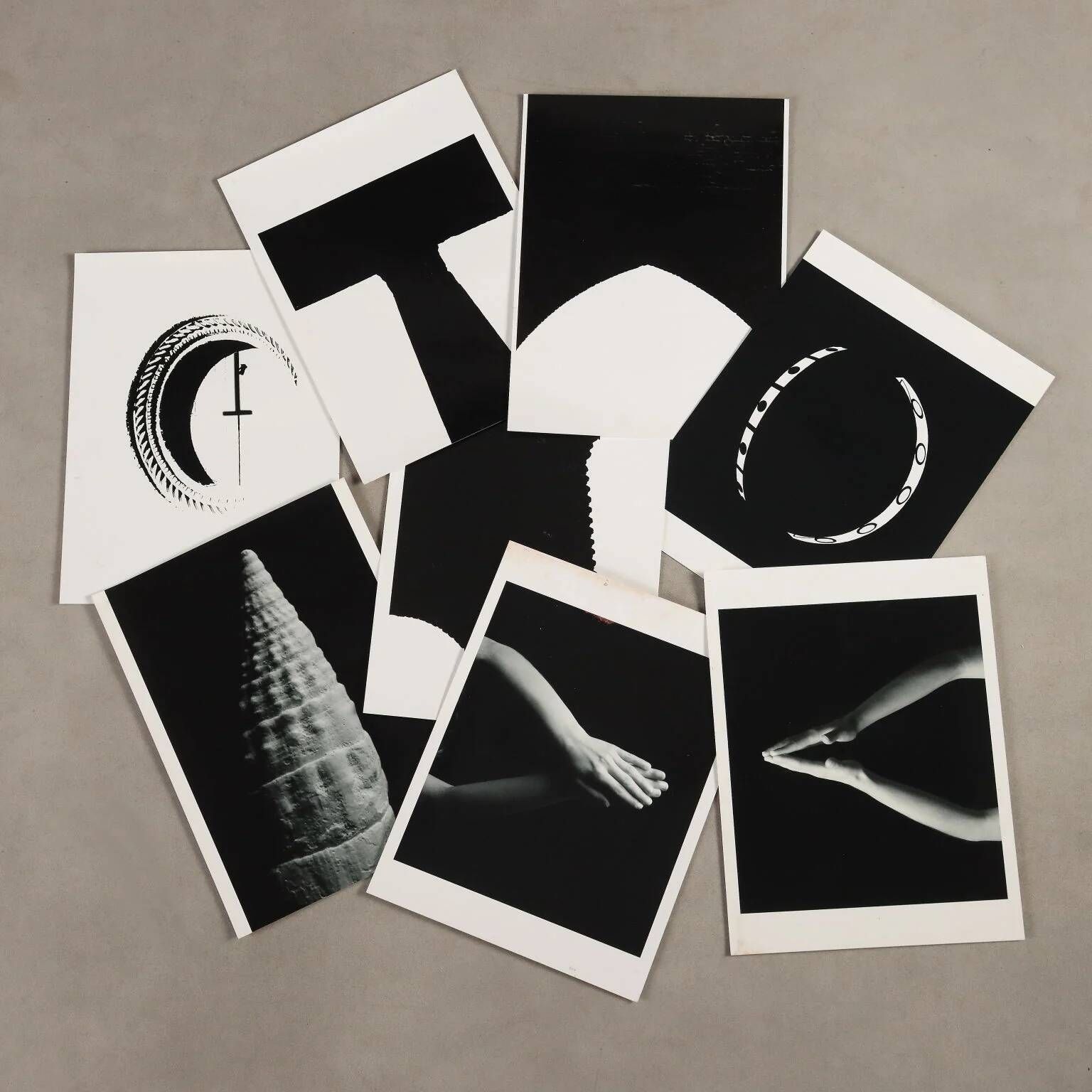 Group of eight black and white photographs by Nicoletta Giordano, Italy.