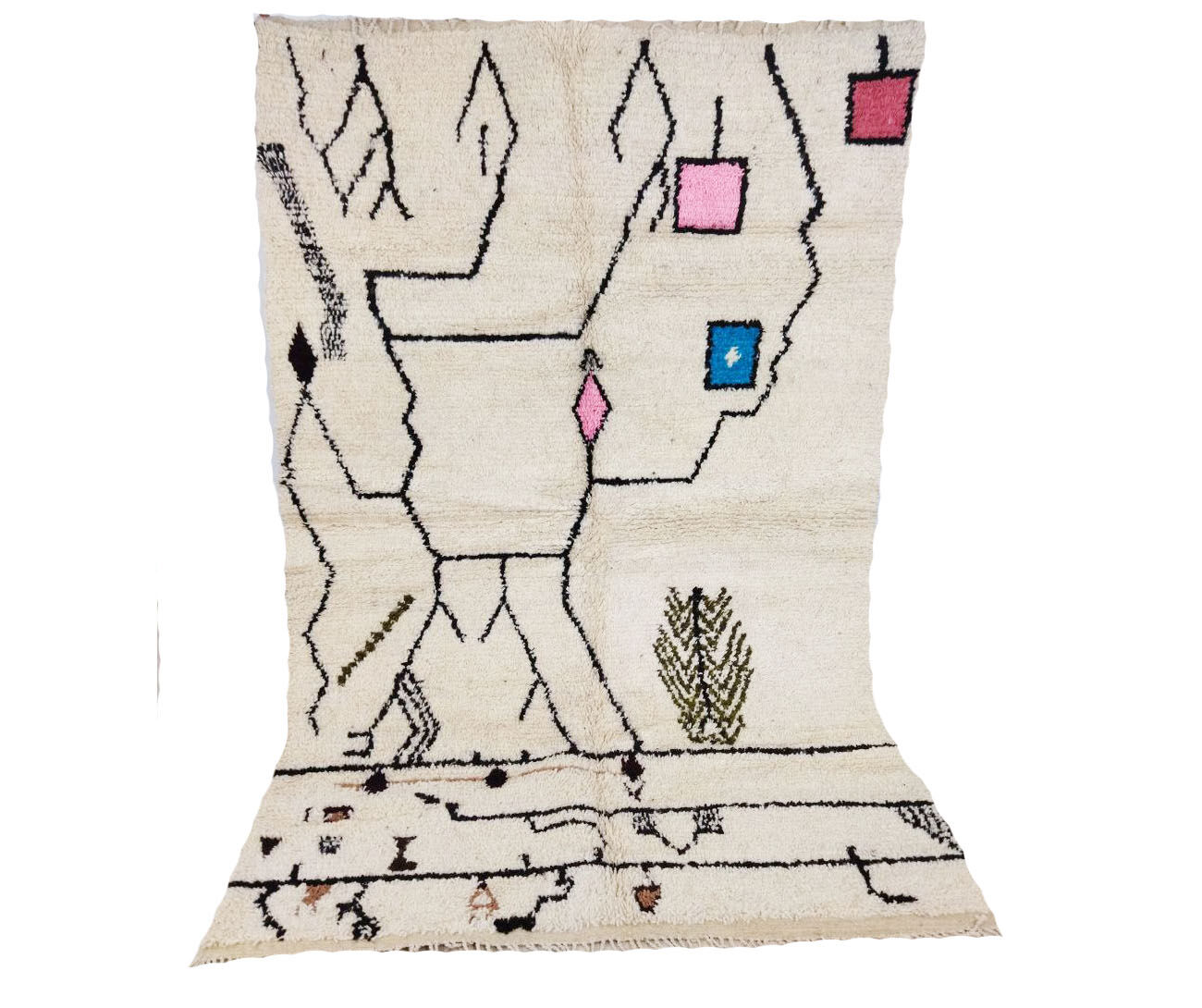 Moroccan Berber Carpet 244x164cm