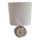 Large 1980s natural stone sculpture lamp.