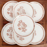7 vintage flat plates