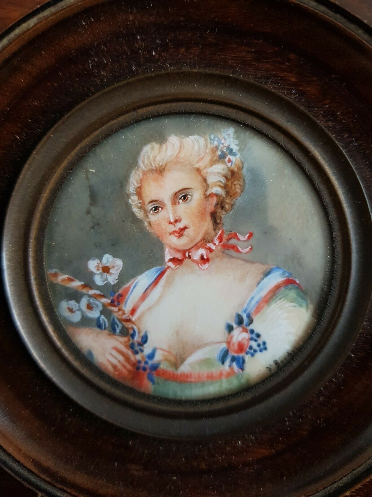 Miniature painting by hand