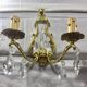 Pair of Wall Lamp Bronze And Crystal 2 Lights