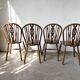 Suite de Quatre Chaises "Windsor"