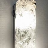 XL Murano glass wall sconce by Hillebrand Leuchten, Germany circa 1960.