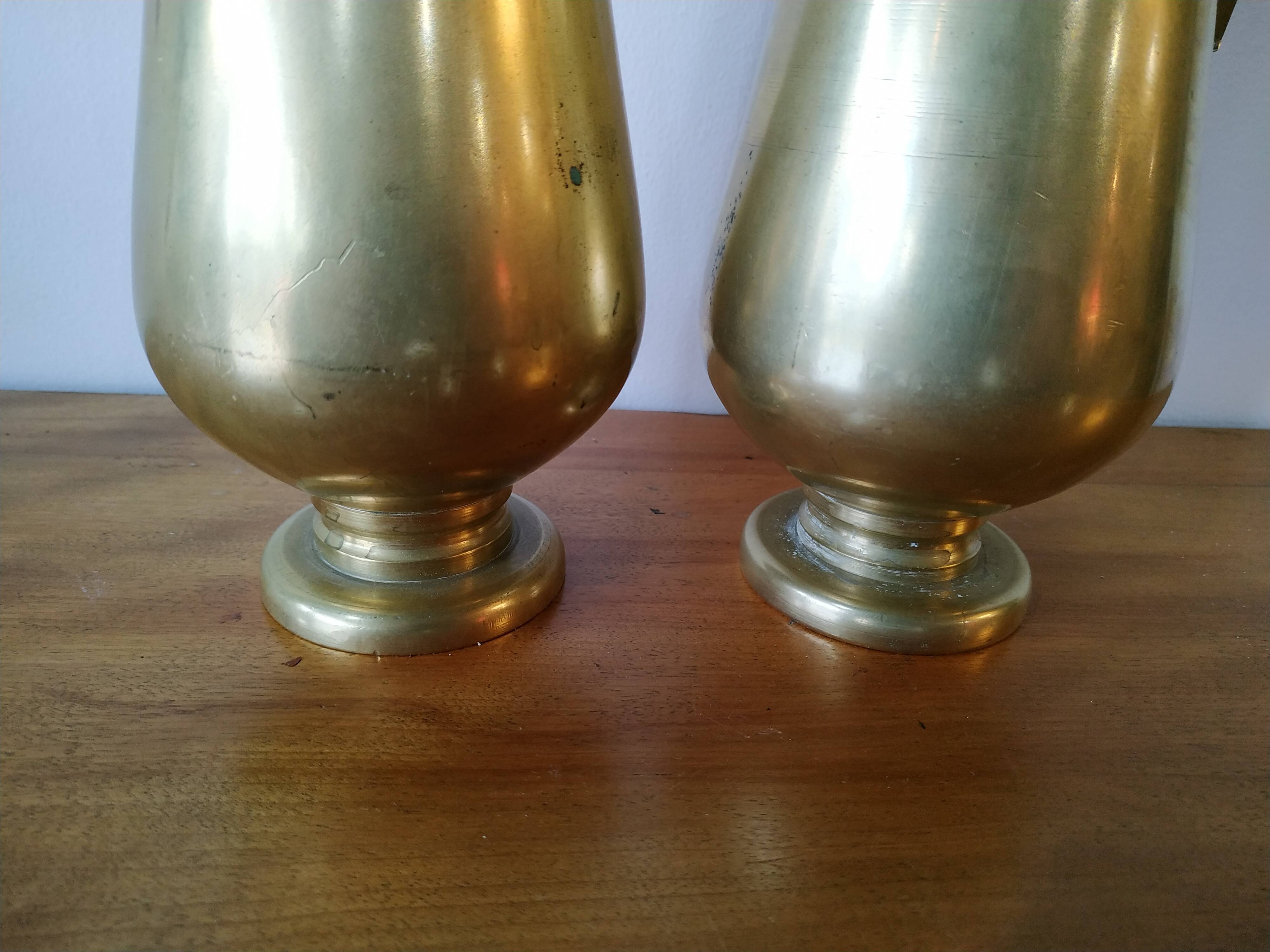 Pair of Indochinese bronze vases