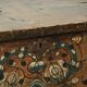 Decorative hand-painted antique Austrian bridal chest with character