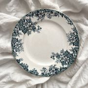 Round ironstone dish “Marie Louise” Saint Amand and Hamage
