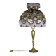 Grande lampe laiton avec abat-jour