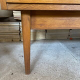 Oak buffet enfilade