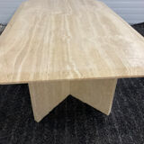 Travertine coffee table from the 70s Italy