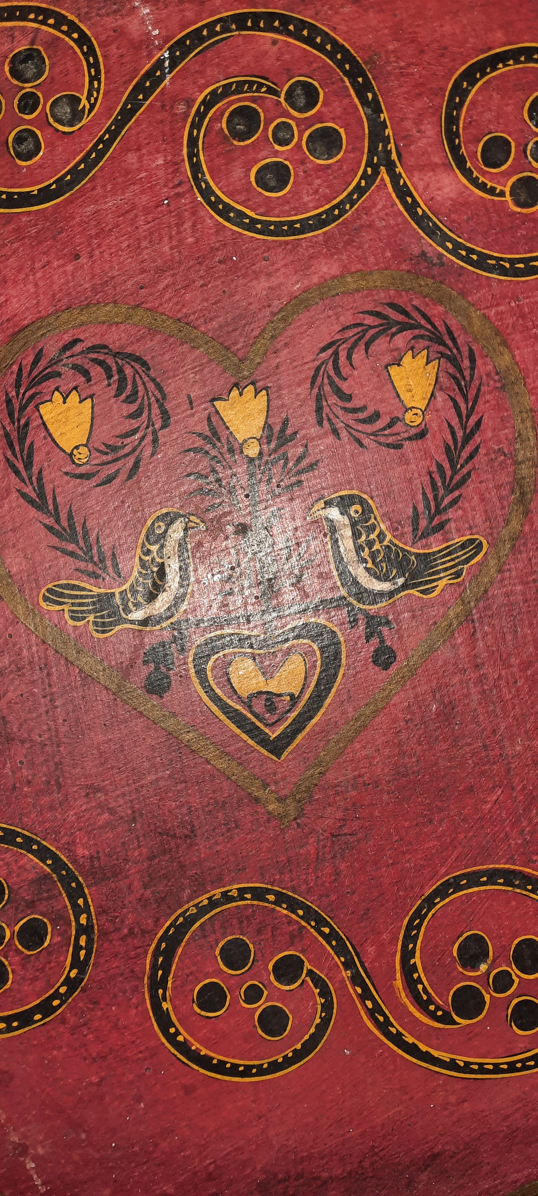 Table et chaises en tôle